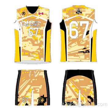 Uniforme de Jersey de basketball de la jeunesse sur mesure